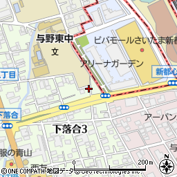 埼玉県さいたま市中央区下落合3丁目13-21周辺の地図