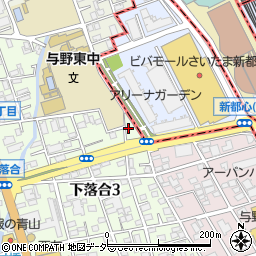 埼玉県さいたま市中央区下落合3丁目12-10周辺の地図