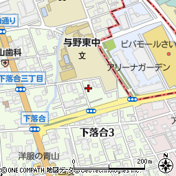 埼玉県さいたま市中央区下落合3丁目13-11周辺の地図
