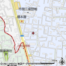 埼玉県さいたま市緑区三室79周辺の地図
