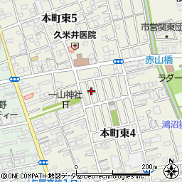 埼玉県さいたま市中央区本町東4丁目24-4周辺の地図