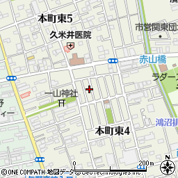 埼玉県さいたま市中央区本町東4丁目24-8周辺の地図