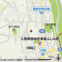 埼玉県ふじみ野市川崎周辺の地図