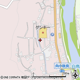 岐阜県郡上市白鳥町向小駄良964周辺の地図