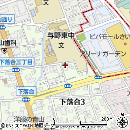 埼玉県さいたま市中央区下落合3丁目13-13周辺の地図