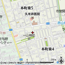 埼玉県さいたま市中央区本町東4丁目26-11周辺の地図