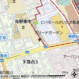 埼玉県さいたま市中央区下落合3丁目12-12周辺の地図