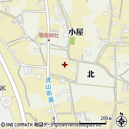 千葉県流山市小屋25周辺の地図