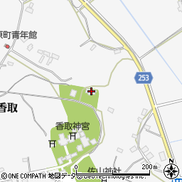 千葉県香取市香取259周辺の地図