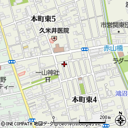 埼玉県さいたま市中央区本町東4丁目24-6周辺の地図