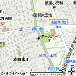 埼玉県さいたま市中央区本町東4丁目19-1周辺の地図