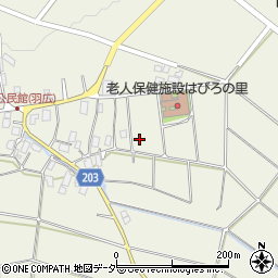 長野県伊那市西箕輪羽広周辺の地図