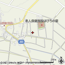 長野県伊那市西箕輪（羽広）周辺の地図