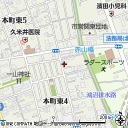 埼玉県さいたま市中央区本町東4丁目19-9周辺の地図