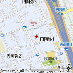 鴻沼福祉会館周辺の地図