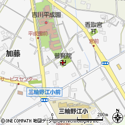 加藤集会場周辺の地図