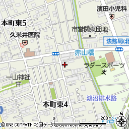 埼玉県さいたま市中央区本町東4丁目19-10周辺の地図
