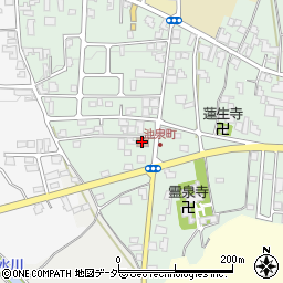 池泉町生活改善センター周辺の地図