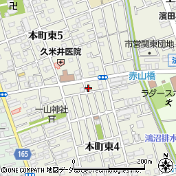 埼玉県さいたま市中央区本町東4丁目30-4周辺の地図