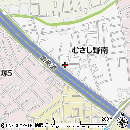 埼玉県川越市むさし野南24-10周辺の地図