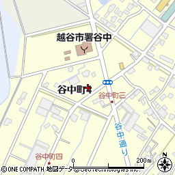 埼玉県越谷市谷中町4丁目116周辺の地図