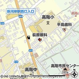 萩原・鍼・灸マッサージ治療院周辺の地図