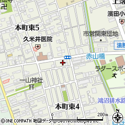 埼玉県さいたま市中央区本町東4丁目30周辺の地図