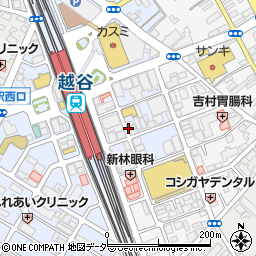 cafe Hanamori かふぇ はなもり 越谷弥生町店周辺の地図