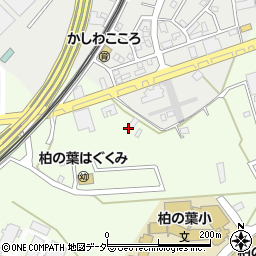 千葉県柏市十余二370-15周辺の地図