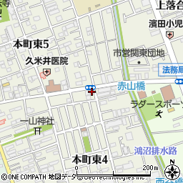 埼玉県さいたま市中央区本町東4丁目30-11周辺の地図