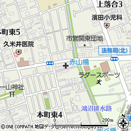 埼玉県さいたま市中央区本町東4丁目31周辺の地図