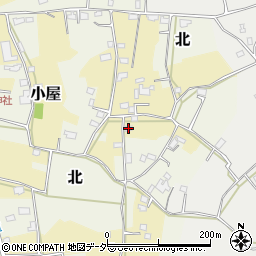 千葉県流山市小屋835-2周辺の地図