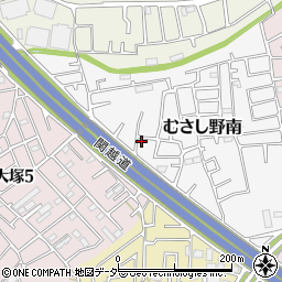 埼玉県川越市むさし野南24-21周辺の地図