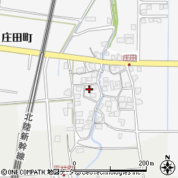 福井県越前市庄田町周辺の地図