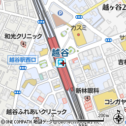 ドトールコーヒーショップファイン越谷店周辺の地図