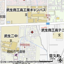 福井県越前市妙法寺町43周辺の地図