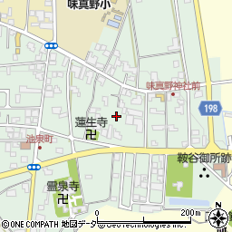 福井県越前市池泉町周辺の地図