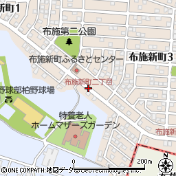 布施新町二丁目周辺の地図