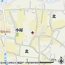 千葉県流山市小屋47-3周辺の地図