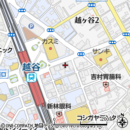 三井住友銀行越谷支店 ＡＴＭ周辺の地図