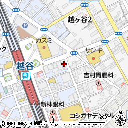 三井住友信託銀行越谷支店周辺の地図