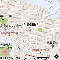 千葉県柏市布施新町周辺の地図