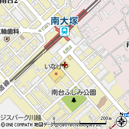 ウェルパーク川越南大塚駅前店周辺の地図