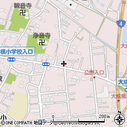 埼玉県越谷市大成町周辺の地図