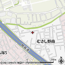 埼玉県川越市むさし野南22-21周辺の地図
