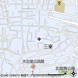 埼玉県さいたま市緑区三室834-11周辺の地図