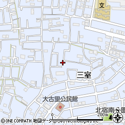 埼玉県さいたま市緑区三室834-12周辺の地図