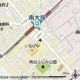 セブンイレブン川越南大塚駅南口店周辺の地図