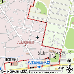 千葉県流山市駒木台217周辺の地図