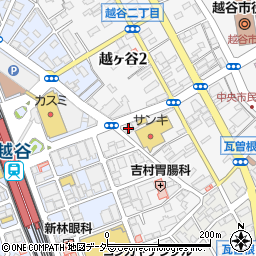 越谷駅前眼科周辺の地図